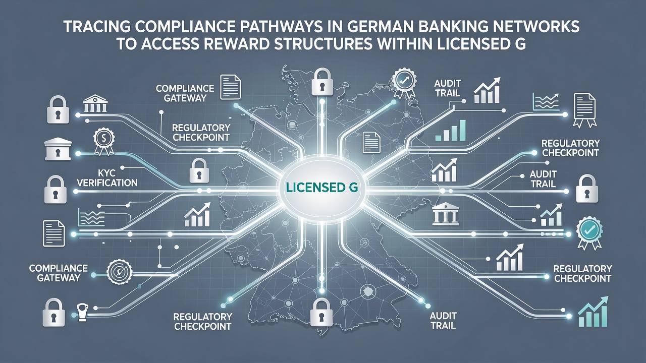Illustration der technischen Schnittstellen zwischen Banknetzwerken und Gaming-Plattformen für konforme Belohnungszugriffe